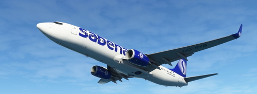 PMDG Boeing 737-800 BW Sabena OO-SYB