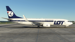 PMDG Boeing 737-800 LOT Polish Airlines Old Livery thumbnail 3