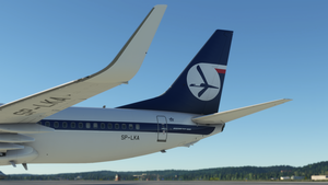 PMDG Boeing 737-800 LOT Polish Airlines Old Livery thumbnail 4
