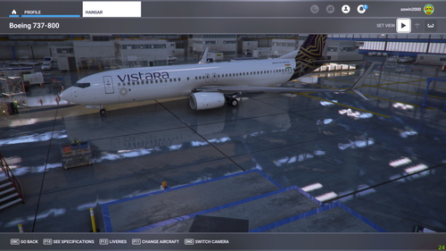 PMDG BOEING 737-800 MAX VISTARA AIRLINES
