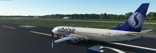 PMDG Boeing 737-800 SSW SOBELAIR / Sabena OO-VAS