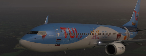 PMDG Boeing 737-800 SSW TUI Halloween OO-TUX