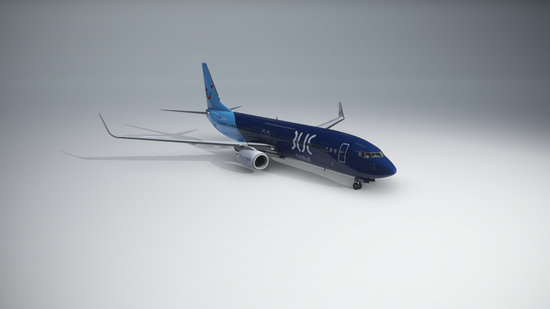 PMDG Boeing 737-800 TUI TUIfly TUI Blue Hybrid 2022 (D-ABKM) - Image 1