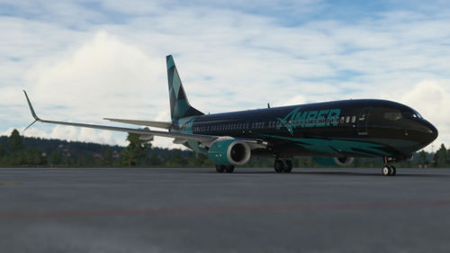 PMDG Boeing 737- 900 ER /  OK-SAM / Amber Virtual- 4K + interior