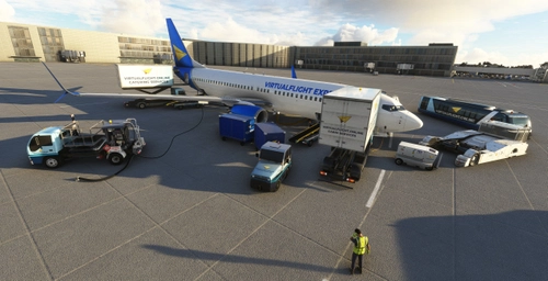 PMDG Boeing 737 - Ground Handling pack "VirtualFlight.Online Ground Services"