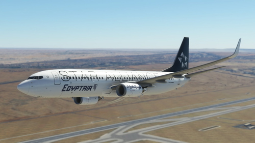 PMDG Boeing B737-800 EgyptAir Star Alliance | 4K | Discontinued