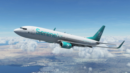PMDG Boeing B737-800 Serene Air | Cabin textures | 4K 