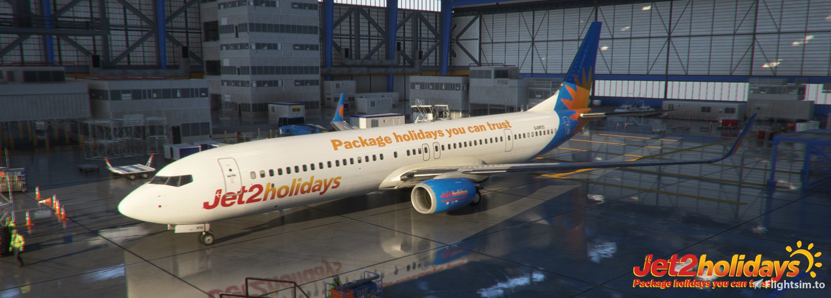 PMDG Boeing B739 and B739ER plus ERSSW Jet2 Holidays G-DRTO - Image 1