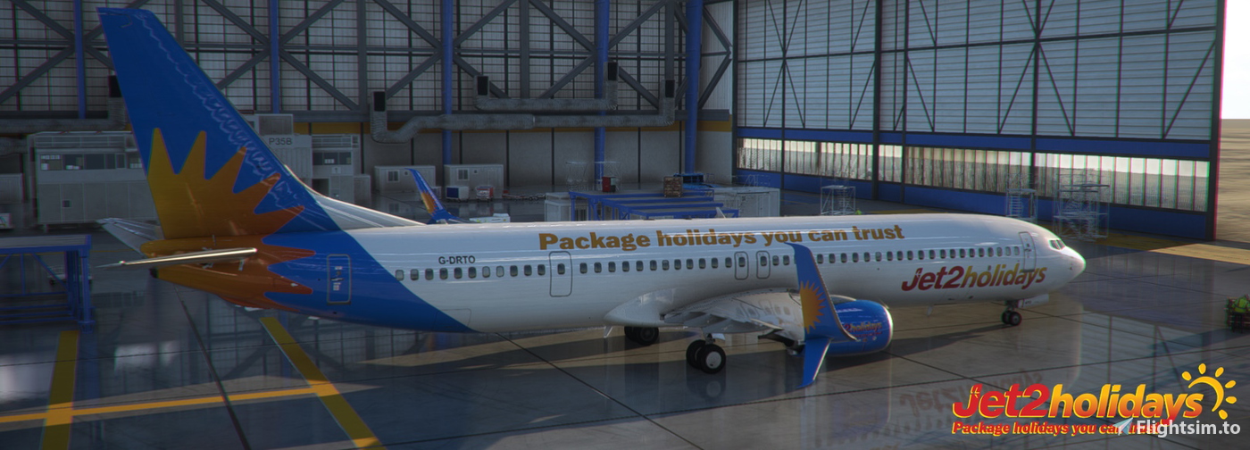 PMDG Boeing B739 and B739ER plus ERSSW Jet2 Holidays G-DRTO for ...