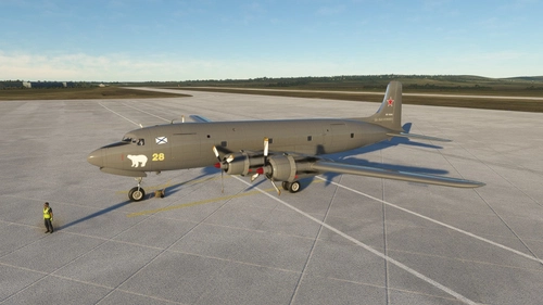 PMDG DC-6 Russian Navy Livery (Based on IL-38)