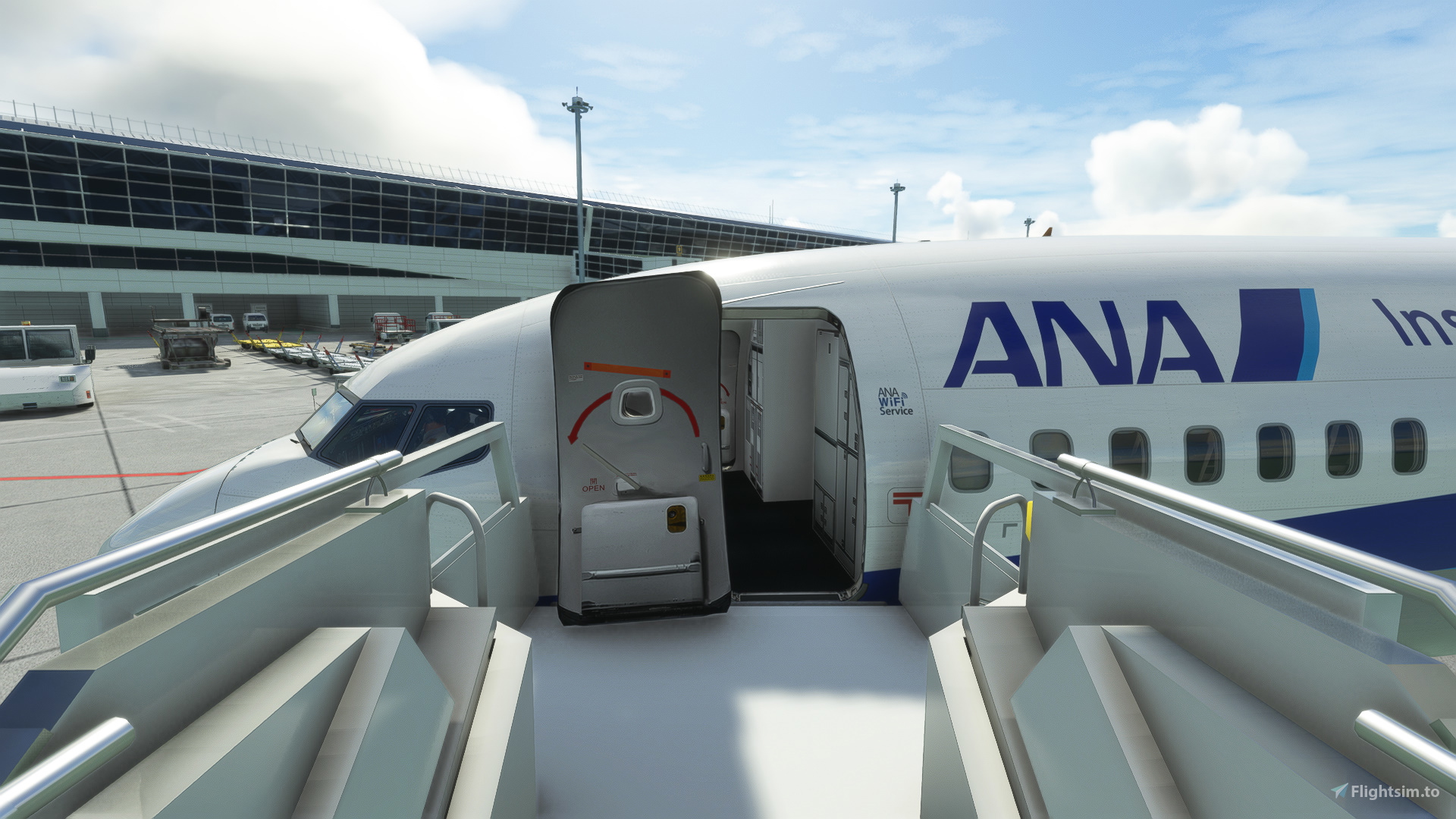 PMDG NG3 ANA 737-800 JA85AN (Regular/Tohoku Flower JET) Repaint