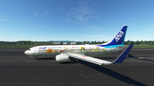 PMDG NG3 ANA 737-800 JA85AN (Regular/Tohoku Flower JET) Repaint thumbnail 4