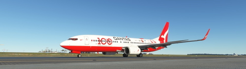 PMDG QANTAS 737-800 100TH LIVERY