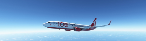 PMDG QANTAS 737-900 100TH LIVERY