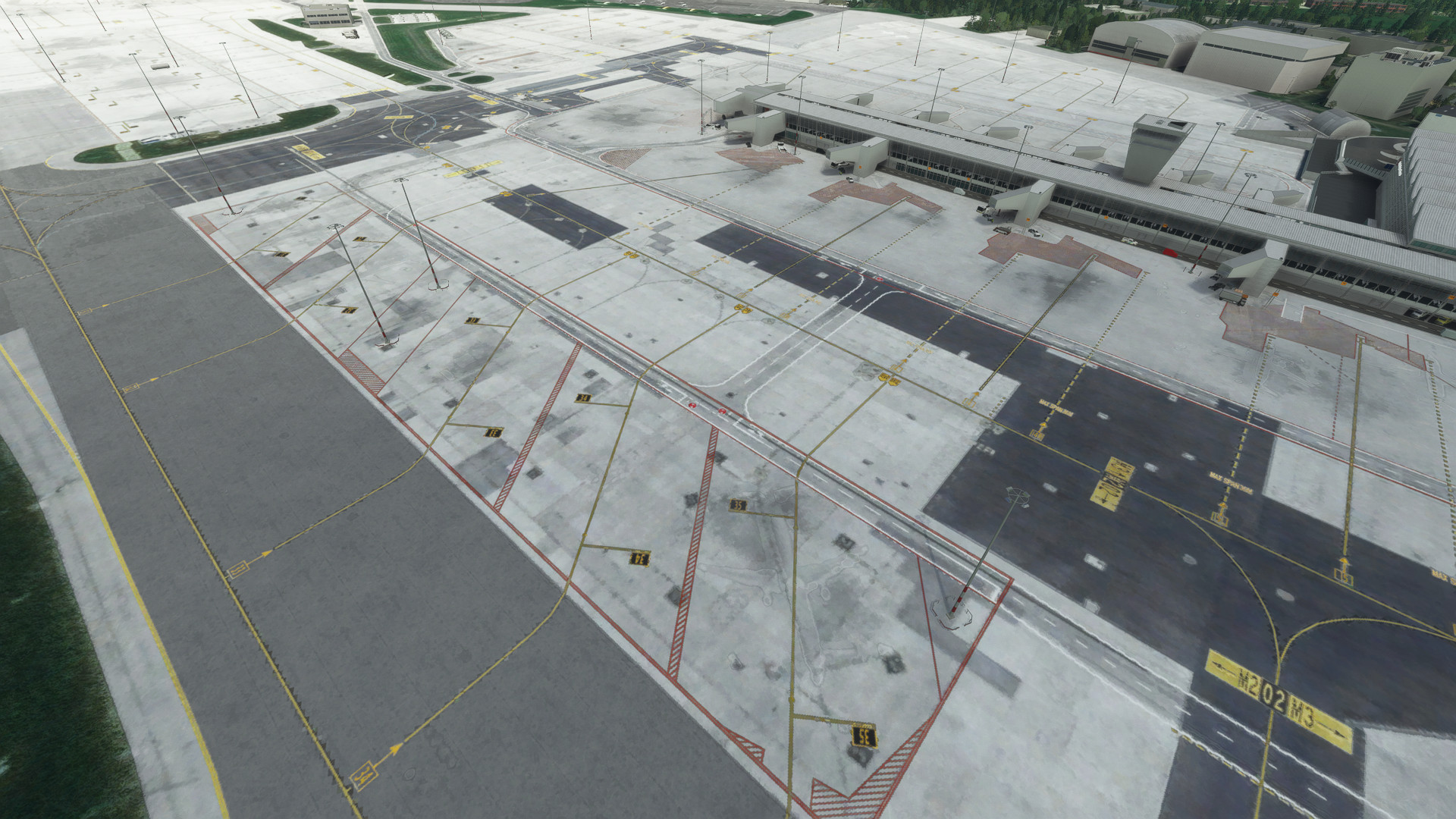 Poland EPWA Warsaw Chopin Airport Ground textures - Image 1