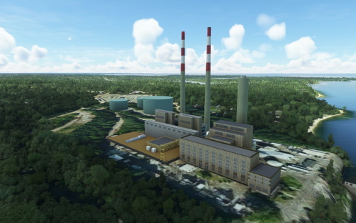 Port Jefferson Power Station LI NY, USA
