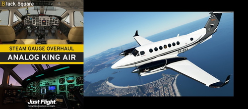 PR-PRX for Black Square Analog King Air