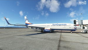 Project Real Fleet by fOrZaONDER - SunExpress TC-SOY (4K) Livery with Cabin, PMDG Boeing 737-800 thumbnail 4