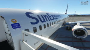 Project Real Fleet by fOrZaONDER - SunExpress TC-SOY (4K) Livery with Cabin, PMDG Boeing 737-800 thumbnail 10