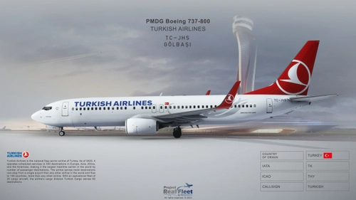 Project Real Fleet by fOrZaONDER, Turkish Airlines TC-JHS 4K Livery w/ Cabin, MSFS PMDG Boeing 738