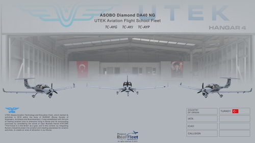 UTEK Aviation DA40 Fleet for Asobo Diamond DA40 NG, Project Real Fleet by fOrZaONDER.