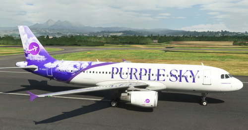 PURPLE SKY Fenix A320 Ceo with cabin