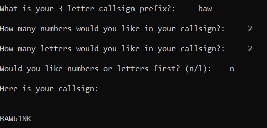 Python Random Callsign Maker pour Microsoft Flight Simulator | MSFS