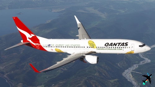 Qantas JetConnect "Abel Tasman" [ZK-ZQF] | PMDG B737-800BW