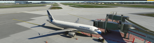 Quebecair (QBA) CF-QBR for Fenix Airbus A320, Texture 8K