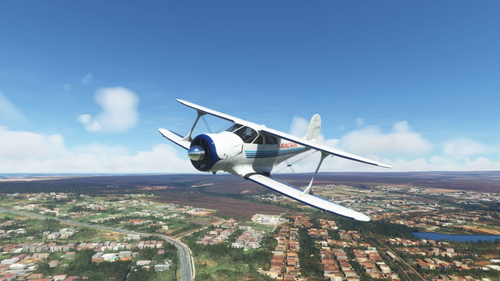 RacAir livery for Beechcraft D17 "Staggerwing"