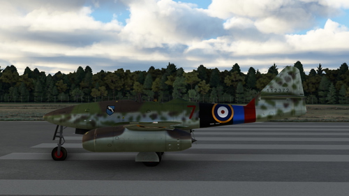 RAF Captured ME-262 A-1a