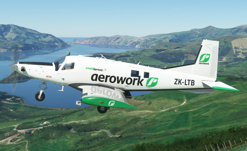 Ravensdown Aerowork ZK-LTB (New Zealand) | ORBX PAC P-750 XSTOL