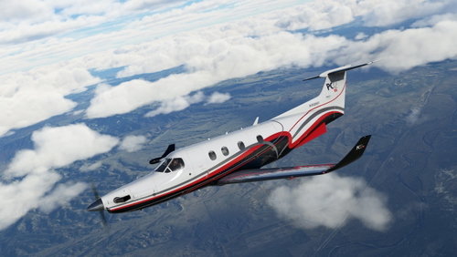 Red Devil Livery for Carenado PC12
