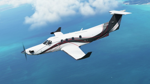 Red Strings livery for Carenado PC12