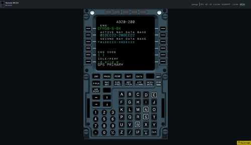 Remote MCDU for the Fenix A320