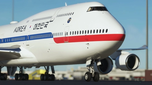Republic of Korea Air Force One for Salty 747 addon