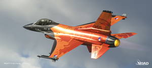 RNLAF F-16 Demoteam 2009-2013 "Orange Lion" thumbnail 1