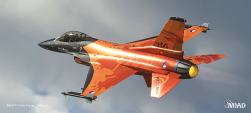 RNLAF F-16 Demoteam 2009-2013 "Orange Lion"