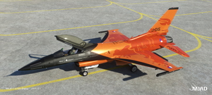 RNLAF F-16 Demoteam 2009-2013 "Orange Lion" thumbnail 2