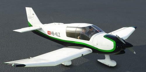 Robin DR400 HB-KLZ Fluggruppe Mollis