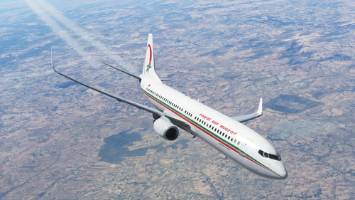 Royal Air Maroc CN-ROH (2016) - w/cabin - PMDG B737-800 