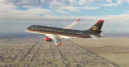 Royal Jordanian Airlines "JY-EMD" Embraer 175 Virtuacol