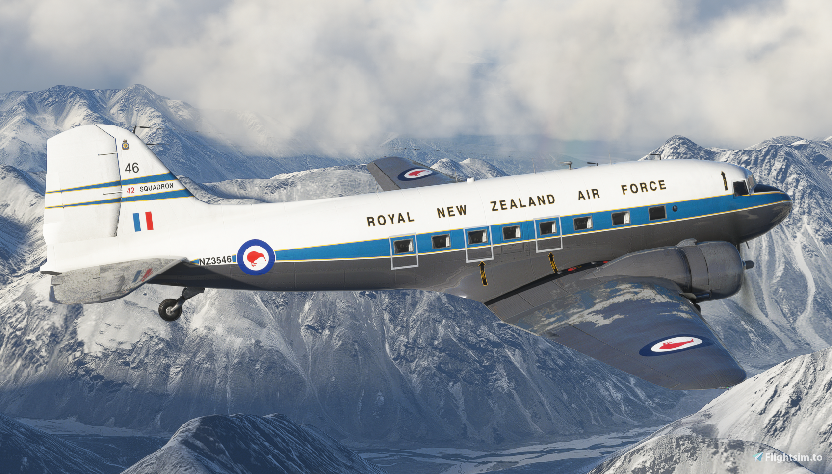 Royal New Zealand Air Force ZK-DAK (Classic) | NZ3546 | Aeroplane Heaven DC-3 Dakota - Image 1