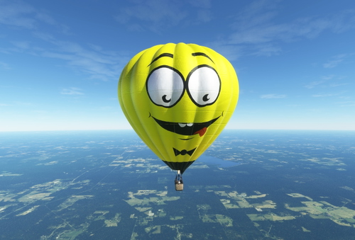 HPG Hot Air Balloon Repaint Livery: Heißluft