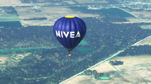 HPG Hot Air Balloon Repaint Livery: NIVEA