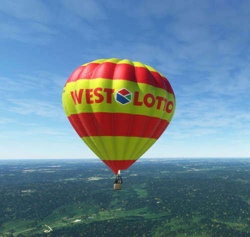 HPG Hot Air Balloon Repaint Livery: West Lotto