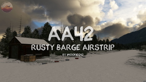 Rusty Barge Airstrip, AA42, Alaska, USA thumbnail 8