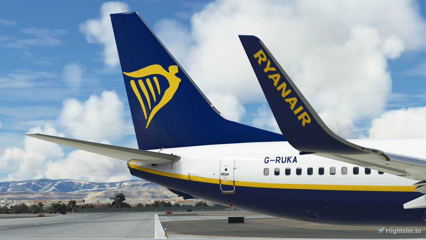 Ryanair UK PMDG 737800 MSFS Pack for Microsoft Flight Simulator MSFS