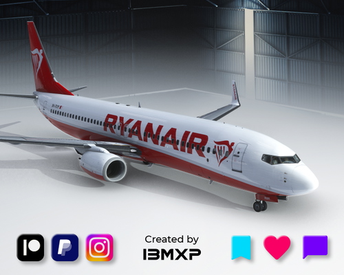 Ryanair x Malta Air (9H-RXM) w/Interiors