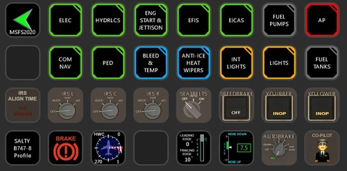 SALTY B747-8 STREAMDECK XL PROFILE (need Lorby's AXIS and OHs)